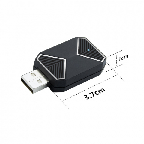 Adaptor wireless CarPlay & Android Auto 2-in-1 C11, compatibil cu Apple iOS 10+ si Android 11+, WiFi 5GHz, Plug-and-Play, compact si usor, transmisie stabila, conexiune Bluetooth, negru [4]
