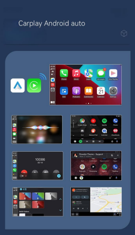 Adaptor wireless CarPlay & Android Auto 2-in-1 Q1S, compatibil cu Apple iOS 10+ si Android 11+, WiFi 5GHz, Plug-and-Play, compact si usor, transmisie stabila, conexiune Bluetooth, gri [14]