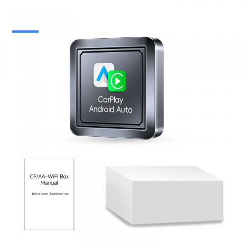 Adaptor wireless CarPlay & Android Auto 2-in-1 Q1S, compatibil cu Apple iOS 10+ si Android 11+, WiFi 5GHz, Plug-and-Play, compact si usor, transmisie stabila, conexiune Bluetooth, gri [2]