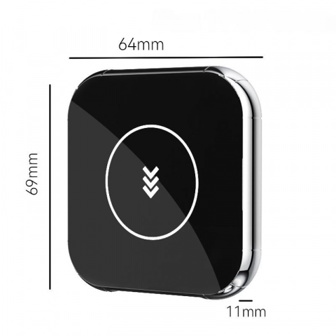 Adaptor wireless CarPlay & Android Auto 2-in-1 Q1BM, compatibil cu Apple iOS 10+ si Android 11+, WiFi 5GHz, Plug-and-Play, compact si usor, transmisie stabila, conexiune Bluetooth, negru [3]
