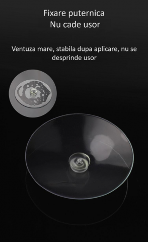Boxa portabila ZYTEQ®️, difuzor Bluetooth cu LED, wireless, impermeabila, cu ventuza pentru baie, rezistenta la apa IPX4, Bluetooth 5.0, neagra [9]