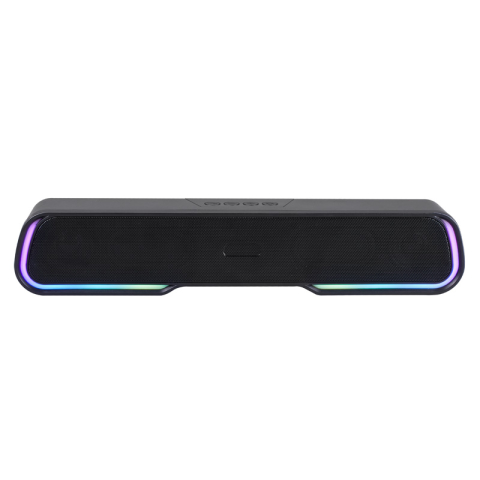 Boxa portabila - Soundbar ZYTEQ®, Bluetooth 5.0, cu lumini RGB, sunet stereo, micro soundbar pentru birou si exterior, portabil, negru [6]