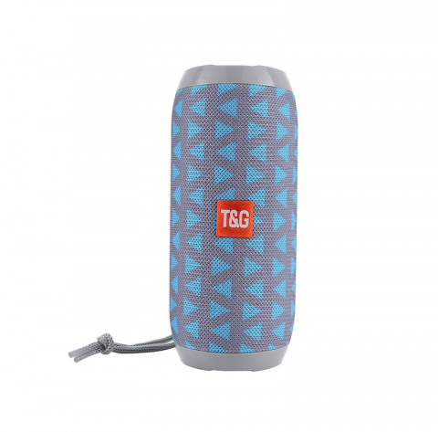 AUDIO - Boxa portabila ZYTEQ®️, difuzor Bluetooth cu LED, wireless, impermeabila, cu ventuza pentru baie, rezistenta la apa IPX4, Bluetooth 5.0, albastra