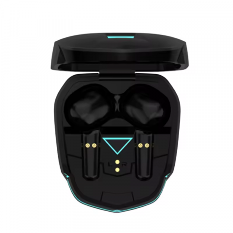 Casti wireless earbuds Bluetooth cu anulare a zgomotului, TWS, in ear, control vocal, sunet Hi-Fi stereo, latenta mica de 30 ms, rezistente la apa, design ergonomic si confortabil, negre [2]