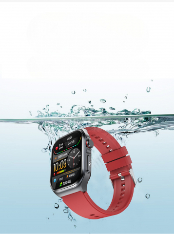 Ceas Smartwatch ET585,ECRAN 2.04", ECG, HRV, glucometru, analiza bioelectrica, monitorizare tensiune, oxigen sange, ritm cardiac, temperatura corp, somn, activitati fizice, apel SOS, pedometru, negru [11]