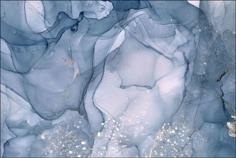 Covor de baie universal, din diatom, absorbant, antiderapant, design rulabil pentru depozitare usoara, 60x90 cm, albastru ocean [2]