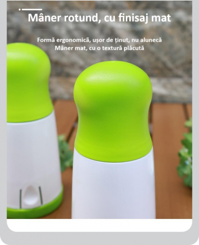 Razatoare, rasnita de bucatarie multifunctionala, pentru maruntit ierburi precum coriandru, patrunjel, plante aromatice, usor de folosit, accesoriu de bucatarie, verde [7]