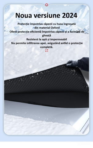 Husa magnetica si parasolar pentru parbriz, geamuri laterale si oglinzi, cu protectie impotriva inghetului, soarelui, ploii, vantului, prafului si rezistenta la zgarieturi [5]