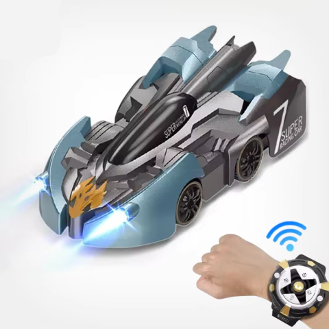 Masinuta de jucarie ZYTEQ®️, electrica, inteligenta, care sfideaza gravitatia, albastra [13]