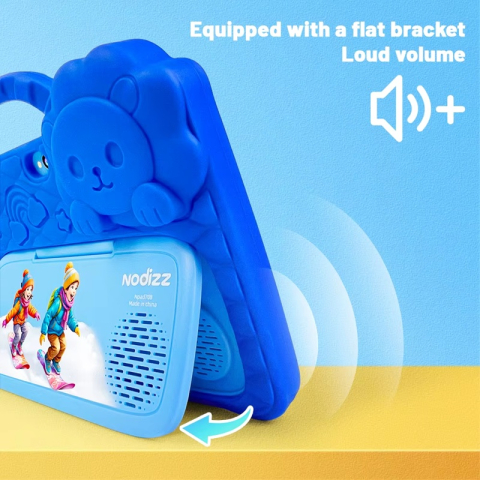 Tableta educationala ZYTEQ®️ pentru copii, 7 inch, 4GB RAM + 128GB ROM, Android, 3-12 ani, aplicatii Play Store, carcasa rezistenta, jocuri distractive, ecran tactil HD, Bluetooth, WiFi, 3200mAh, alba [3]