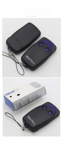 Telecomanda Nice FLO2R-S cu 2 canale, pentru automatizari porti electrice, bariere, usi de garaj, neagra [3]
