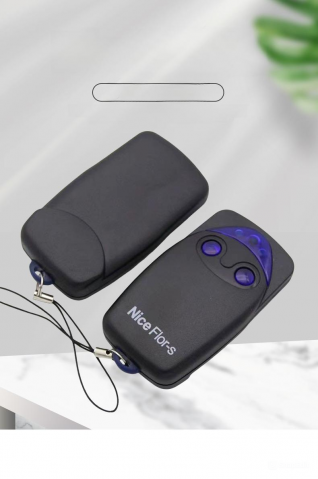 Telecomanda Nice FLO2R-S cu 2 canale, pentru automatizari porti electrice, bariere, usi de garaj, neagra [2]