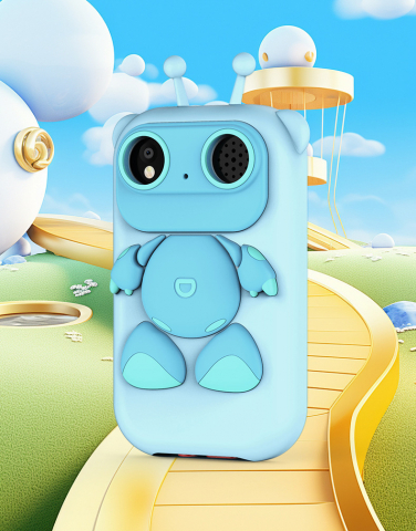 COPII - Telefon Mobil pentru Copii ZYTEQ® Q13 cu Ecran IPS 2.8'', Camera Foto/Video 1080P, Jocuri Educative, Card TF pana la 128GB, MP3 Player, Control Parental, Lanterna, Albastru