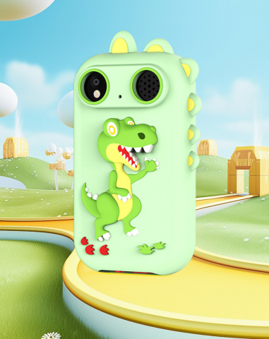 COPII - Telefon Mobil pentru Copii ZYTEQ® Q13 cu Ecran IPS 2.8'', Camera Foto/Video 1080P, Jocuri Educative, Card TF pana la 128GB, MP3 Player, Control Parental, Lanterna, Verde